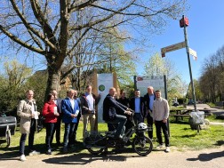 Einweihung Raststationen Erft Radweg